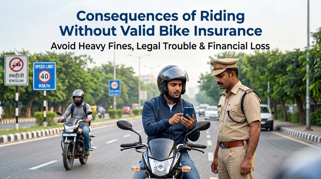 Consequences of Riding Without Valid Bike Insurance