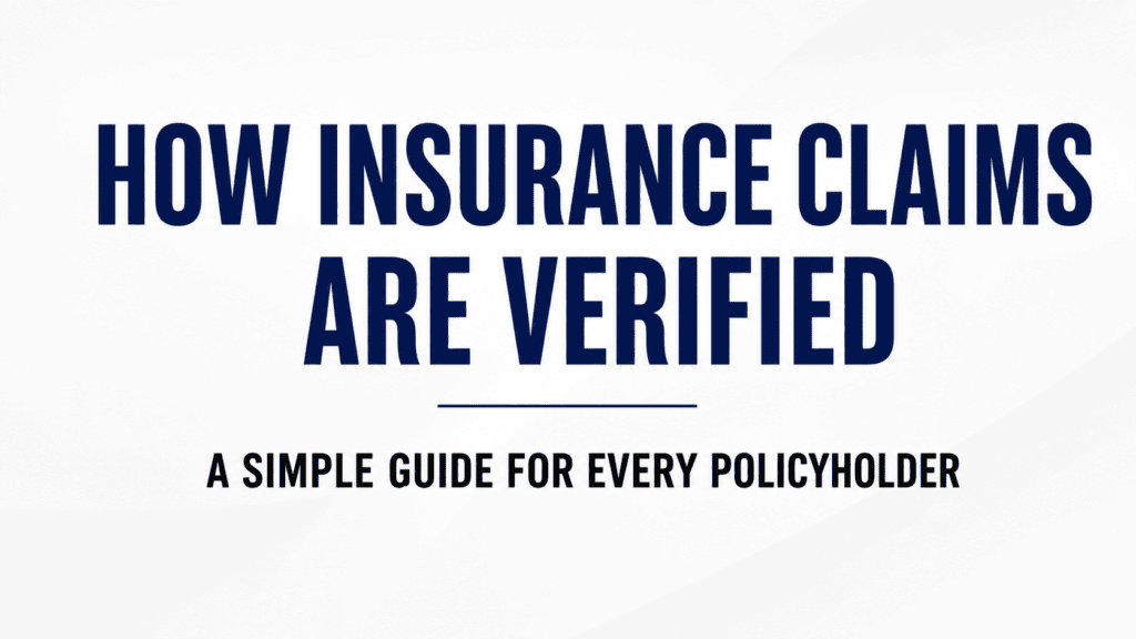 How Insurance Claims Are Verified