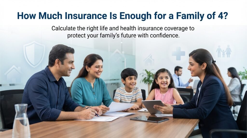 How Much Insurance Is Enough for a Family of 4?