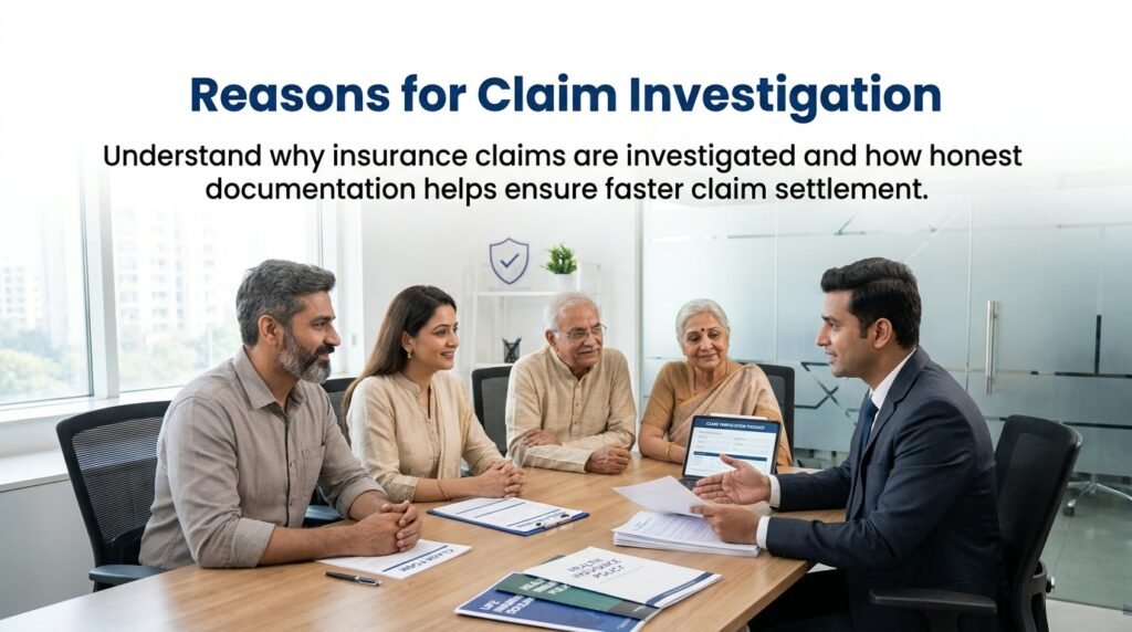 Reasons for Claim Investigation
