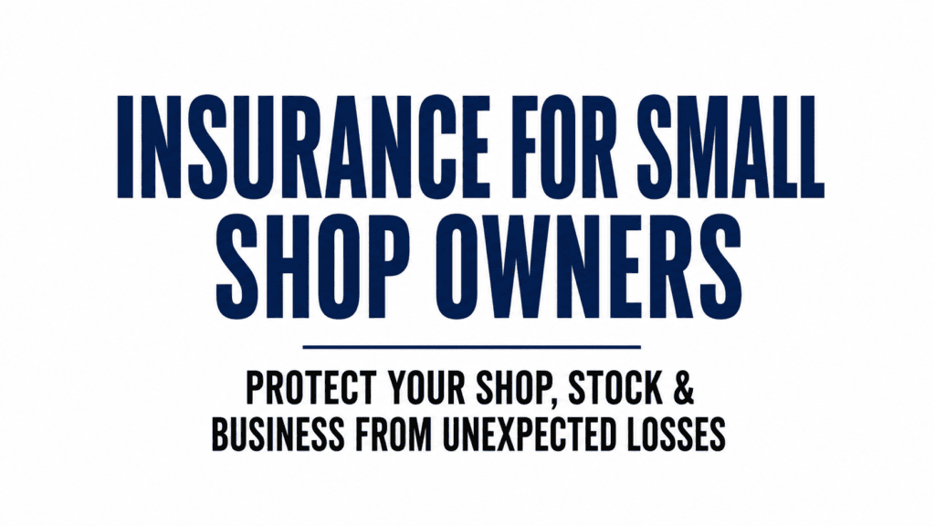 Insurance for Small Shop Owners