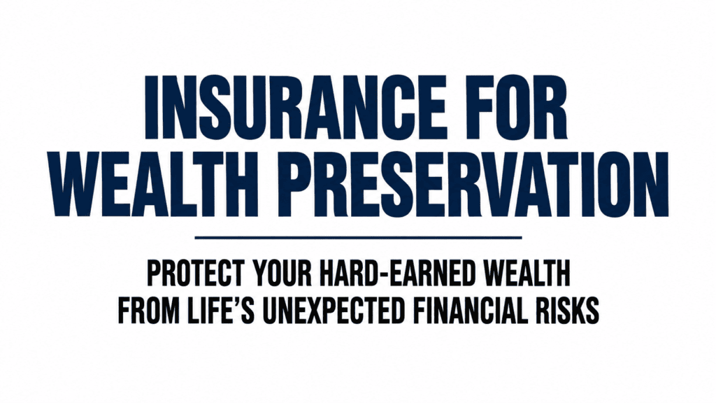 Insurance Role in Wealth Preservation