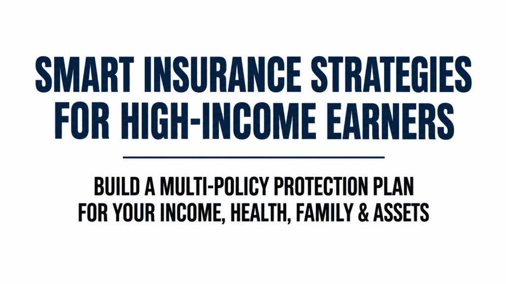 Multi-Policy Strategy for High Income Earners
